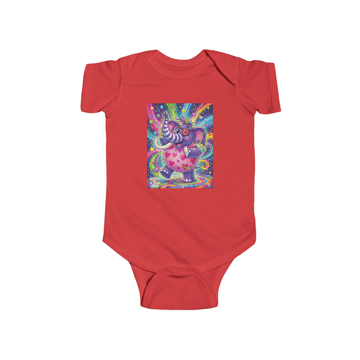 Piklez™ Infant Fine Jersey Bodysuit – "Born to Celebrate!" Graphic | Smile Universe Collection