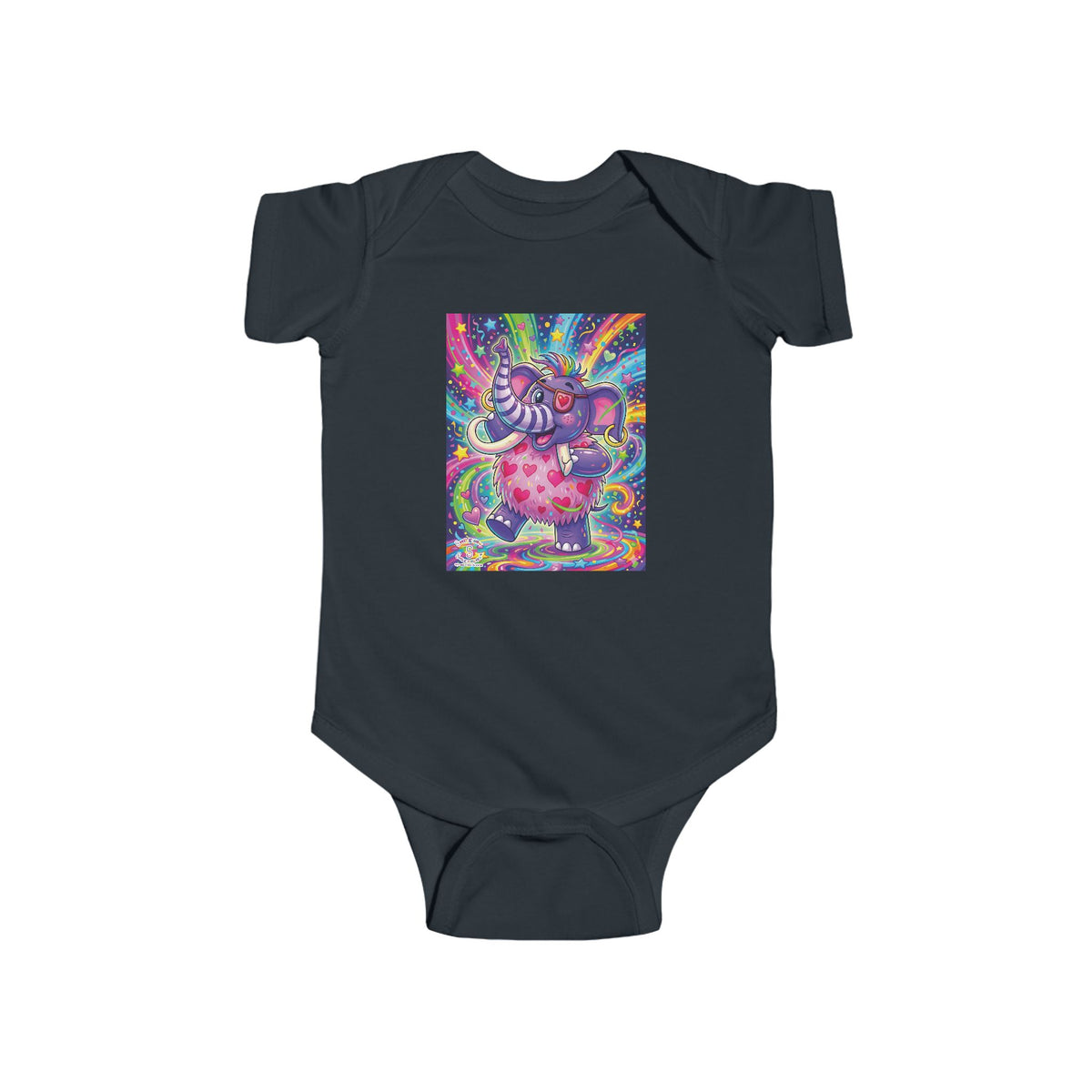Piklez™ Infant Fine Jersey Bodysuit – "Born to Celebrate!" Graphic | Smile Universe Collection