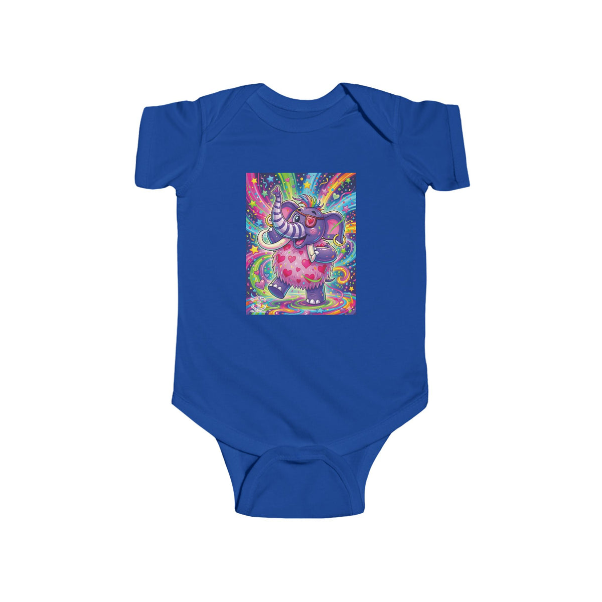 Piklez™ Infant Fine Jersey Bodysuit – "Born to Celebrate!" Graphic | Smile Universe Collection