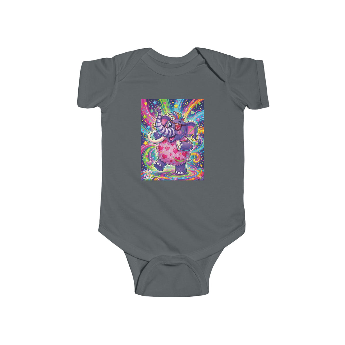 Piklez™ Infant Fine Jersey Bodysuit – "Born to Celebrate!" Graphic | Smile Universe Collection