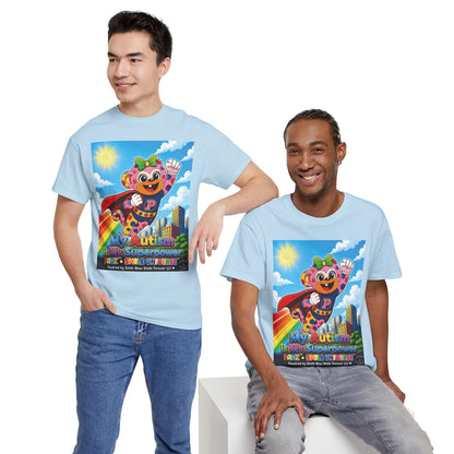 Panz™ Unisex Heavy Cotton™ Tee – "My Autism is My Superpower" Graphic | Smile Universe Collection