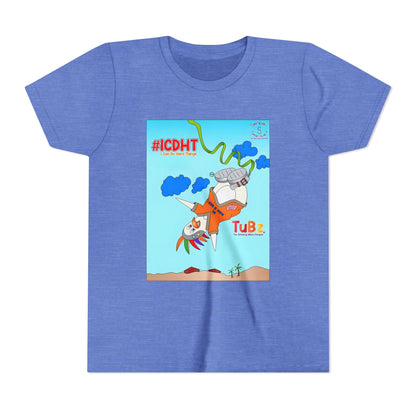 TuBz™ "I Can Do Hard Things" Youth T-Shirt - Motivational Kids Graphic Tee