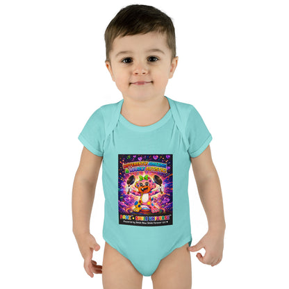 Panz™ Infant Baby Rib Bodysuit – "Differently Amazing & Loudly Autistic!" Graphic | Smile Universe Collection