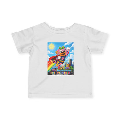 Panz™ Infant Fine Jersey Tee – "My Autism is My Superpower" Graphic | Smile Universe Collection