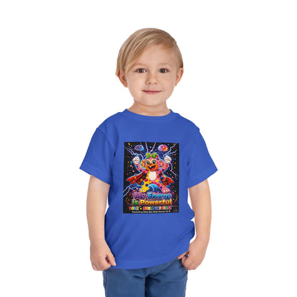 Panz™ Toddler Short Sleeve Tee – "My Energy is Powerful" Graphic Tee | Smile Universe Collection