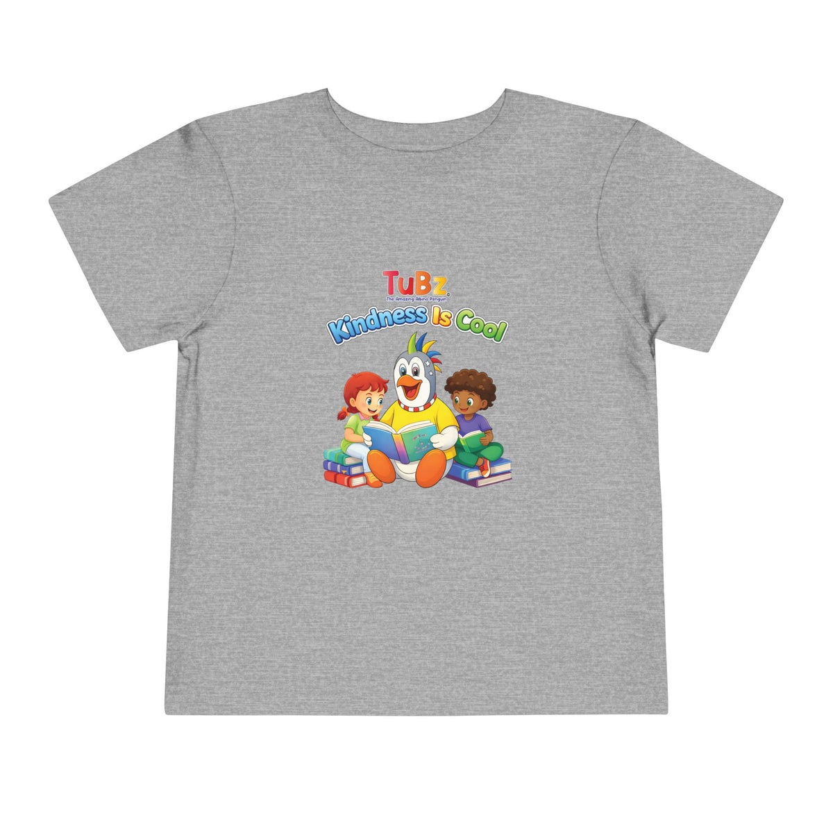 TuBz™ "Kindness Is Cool" Kids T-Shirt - Positive Message Graphic Tee | Smile Universe TuBz4Kidz
