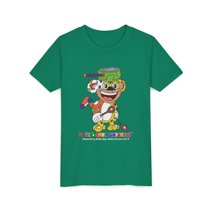 Potz™ Youth Short Sleeve Tee – Playful Graphic Tee | Smile Universe Collection