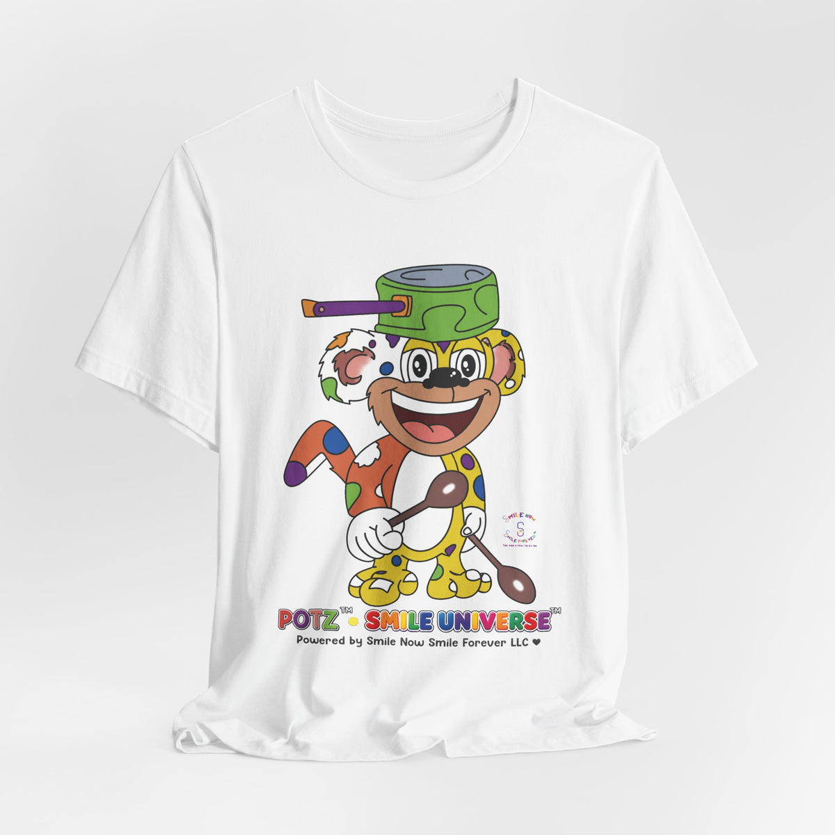 Potz™ Unisex Jersey Short Sleeve Tee – Playful Graphic Tee | Smile Universe Collection