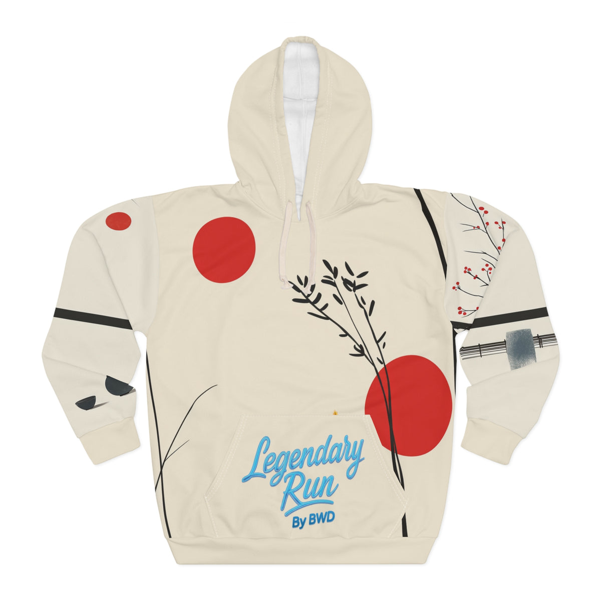 Legendary Run by BWD Hoodie — All-Over Print Pullover(AOP)