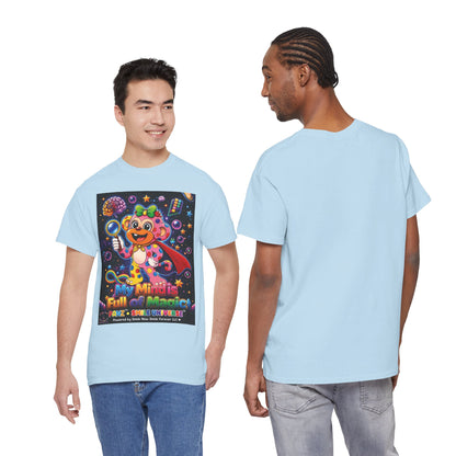 Panz™ Unisex Heavy Cotton™ Tee – "My Mind is Full of Magic" Graphic | Smile Universe Collection