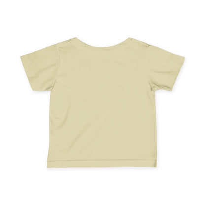 Lani™ Infant Fine Jersey Tee – "Safe Rides, Happy Hearts" Graphic