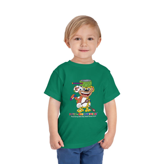 Potz™ Toddler Short Sleeve Tee – Playful Graphic Tee | Smile Universe Collection