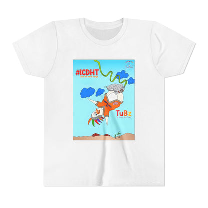 TuBz™ "I Can Do Hard Things" Youth T-Shirt - Motivational Kids Graphic Tee