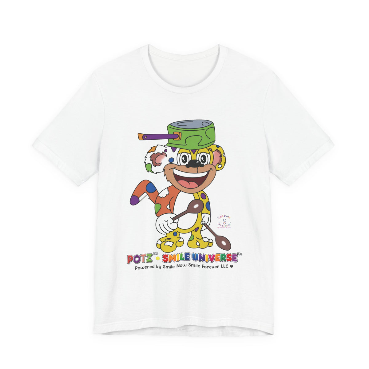 Potz™ Unisex Jersey Short Sleeve Tee – Playful Graphic Tee | Smile Universe Collection