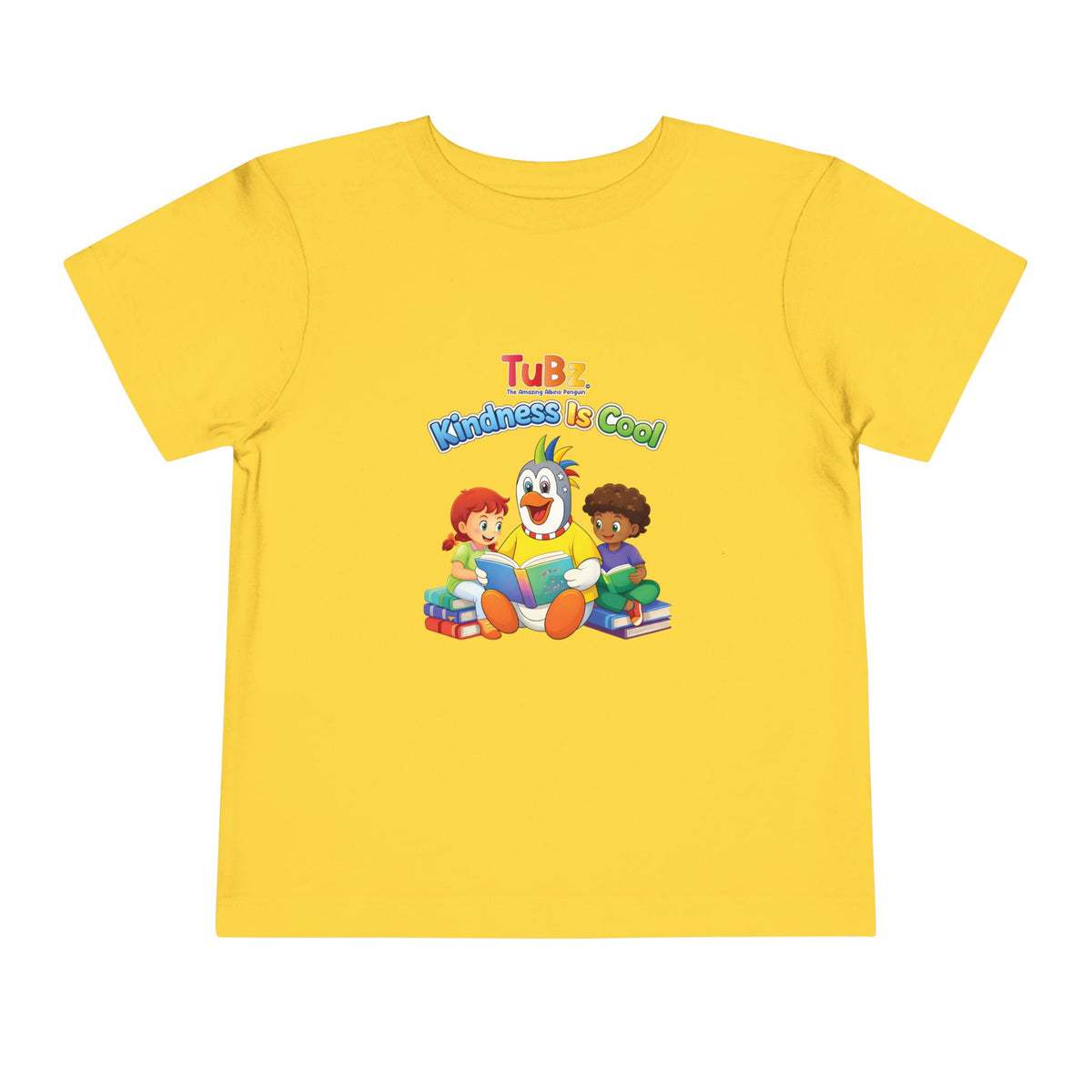 TuBz™ "Kindness Is Cool" Kids T-Shirt - Positive Message Graphic Tee | Smile Universe TuBz4Kidz