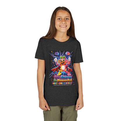Panz™ Youth Short Sleeve Tee – "My Energy is Powerful" Graphic Tee | Smile Universe Collection