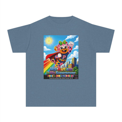Panz™ Youth Midweight Tee – "My Autism is My Superpower" Graphic | Smile Universe Collection