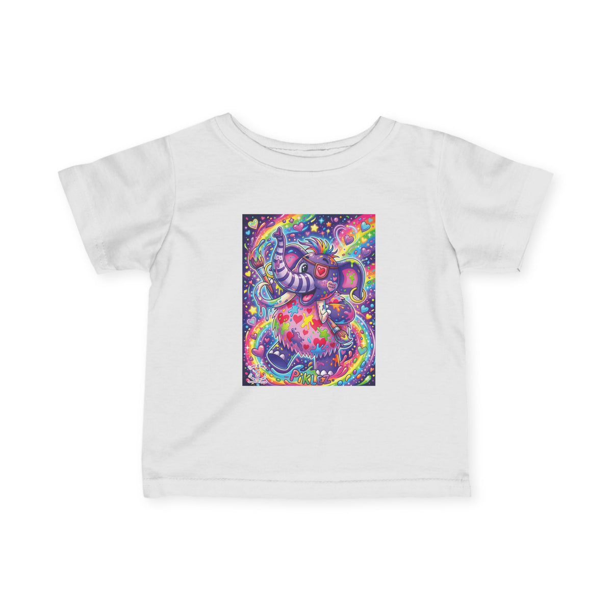 Piklez™ Infant Fine Jersey Tee – "Magic Paint!" Graphic Shirt | Smile Universe Collection