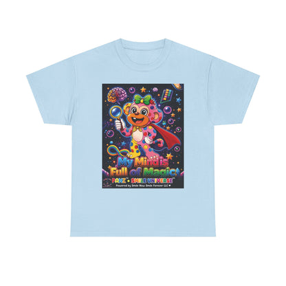 Panz™ Unisex Heavy Cotton™ Tee – "My Mind is Full of Magic" Graphic | Smile Universe Collection