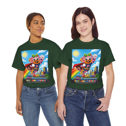 Panz™ Unisex Heavy Cotton™ Tee – "My Autism is My Superpower" Graphic | Smile Universe Collection