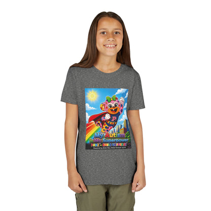 Panz™ Youth Short Sleeve Tee – "My Autism is My Superpower" Graphic | Smile Universe Collection