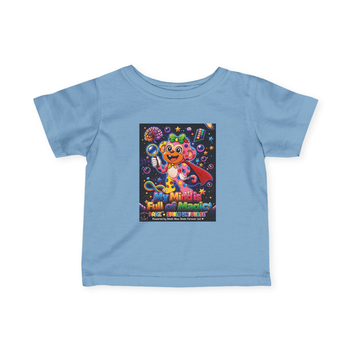 Panz™ Infant Fine Jersey Tee – "My Mind is Full of Magic" Graphic | Smile Universe Collection