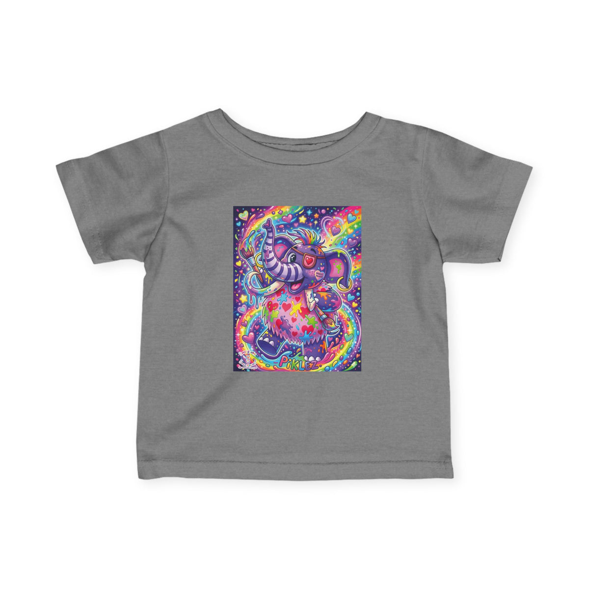 Piklez™ Infant Fine Jersey Tee – "Magic Paint!" Graphic Shirt | Smile Universe Collection