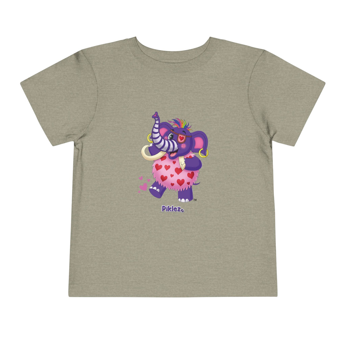 Piklez™ Toddler Short Sleeve Tee – "Full of Love!" Graphic Shirt | Smile Universe Collection
