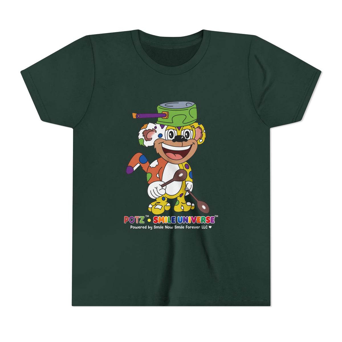 Potz™ Youth Short Sleeve Tee – Playful Graphic Tee | Smile Universe Collection