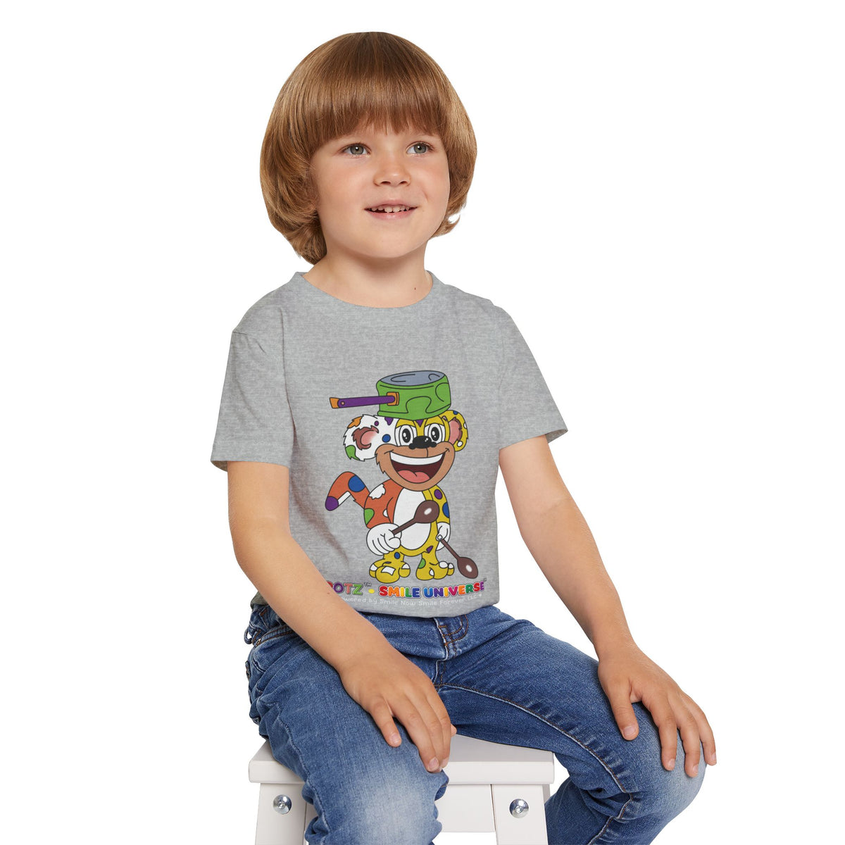 Potz™ Heavy Cotton™ Toddler T-Shirt – Playful Graphic Tee | Smile Universe Collection