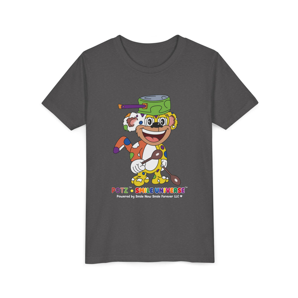 Potz™ Youth Short Sleeve Tee – Playful Graphic Tee | Smile Universe Collection