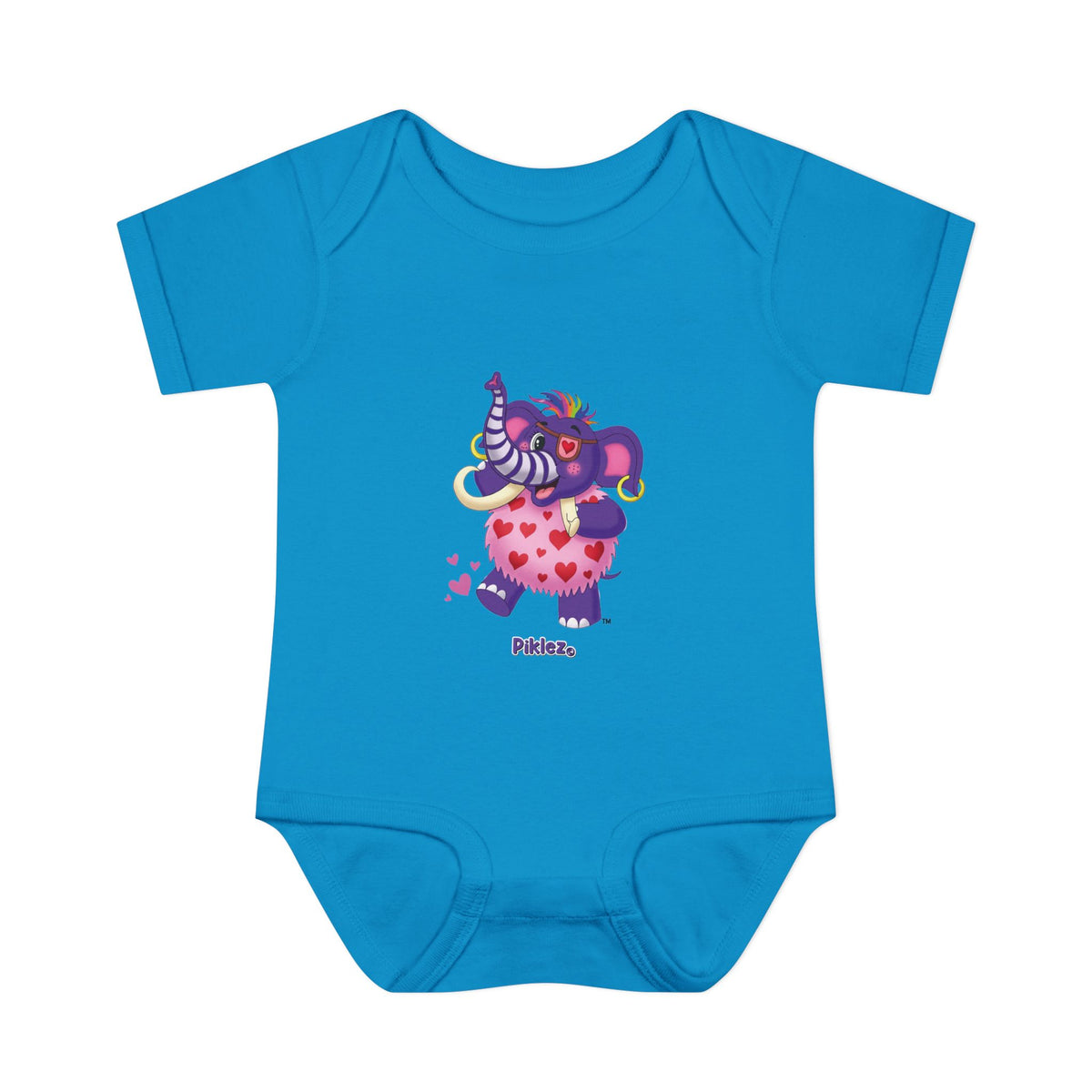 Piklez™ Infant Baby Rib Bodysuit – "Full of Love!" Graphic | Smile Universe Collection