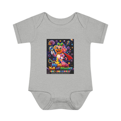 Panz™ Infant Baby Rib Bodysuit – "My Mind is Full of Magic" Graphic | Smile Universe Collection