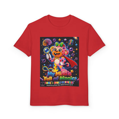 Panz™ Youth DryBlend® T-Shirt – "My Mind is Full of Magic" Graphic | Smile Universe Collection