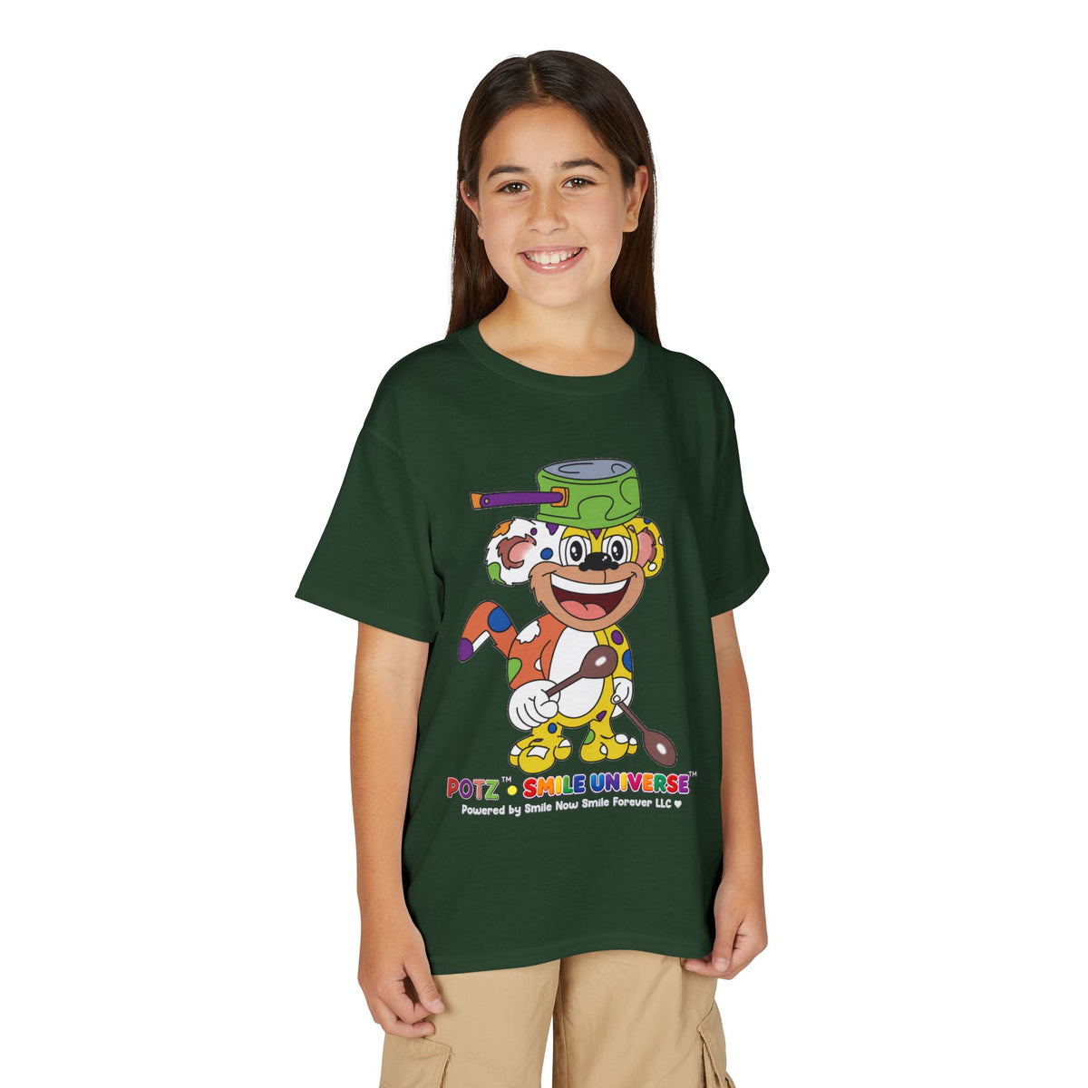 Potz™ Youth DryBlend® T-Shirt – Playful Graphic Tee | Smile Universe Collection