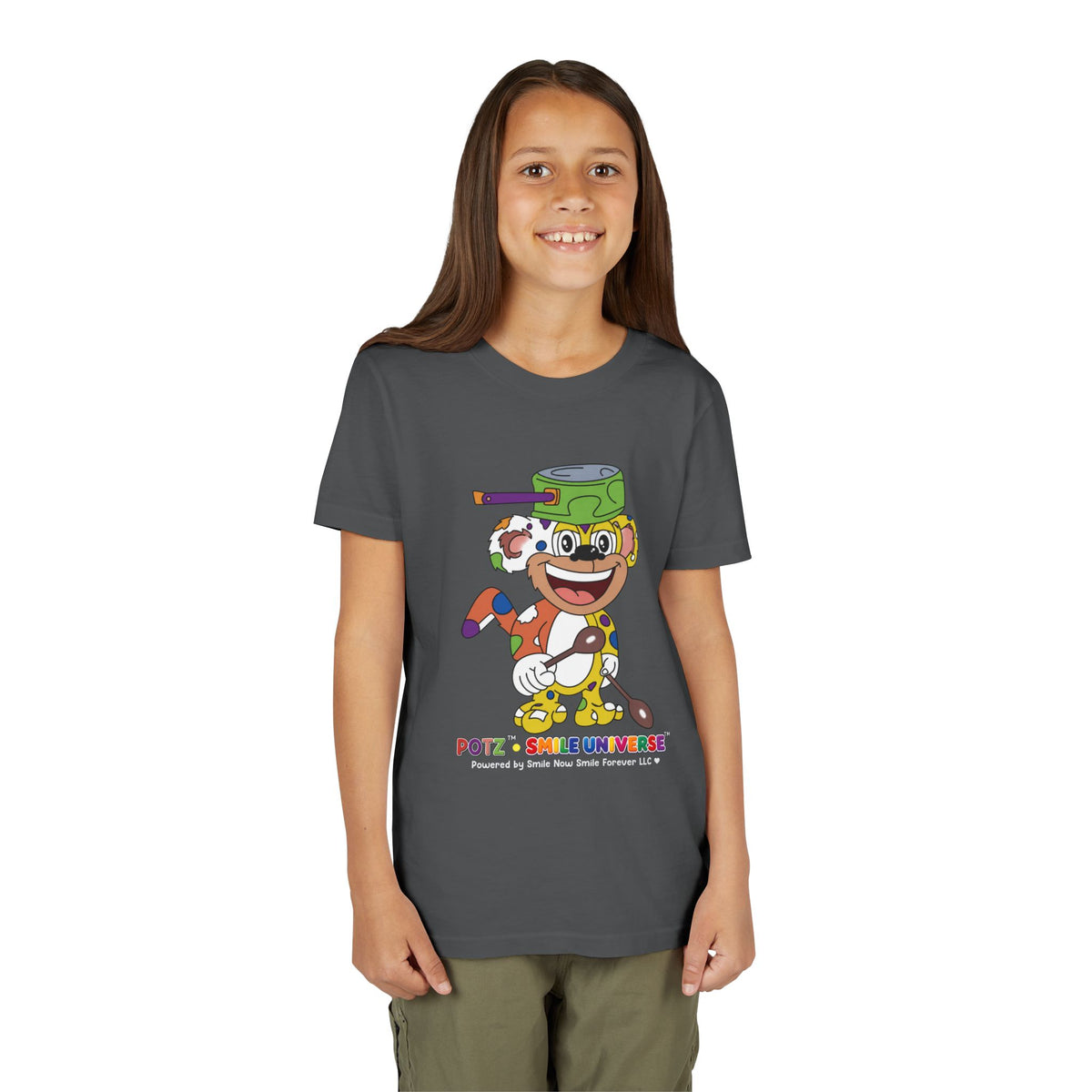 Potz™ Youth Short Sleeve Tee – Playful Graphic Tee | Smile Universe Collection