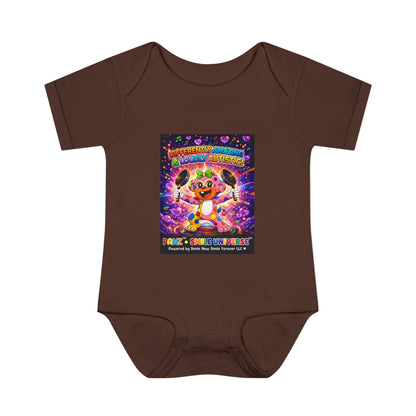 Panz™ Infant Baby Rib Bodysuit – "Differently Amazing & Loudly Autistic!" Graphic | Smile Universe Collection