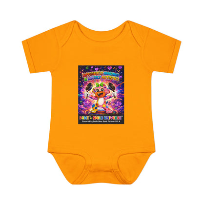 Panz™ Infant Baby Rib Bodysuit – "Differently Amazing & Loudly Autistic!" Graphic | Smile Universe Collection