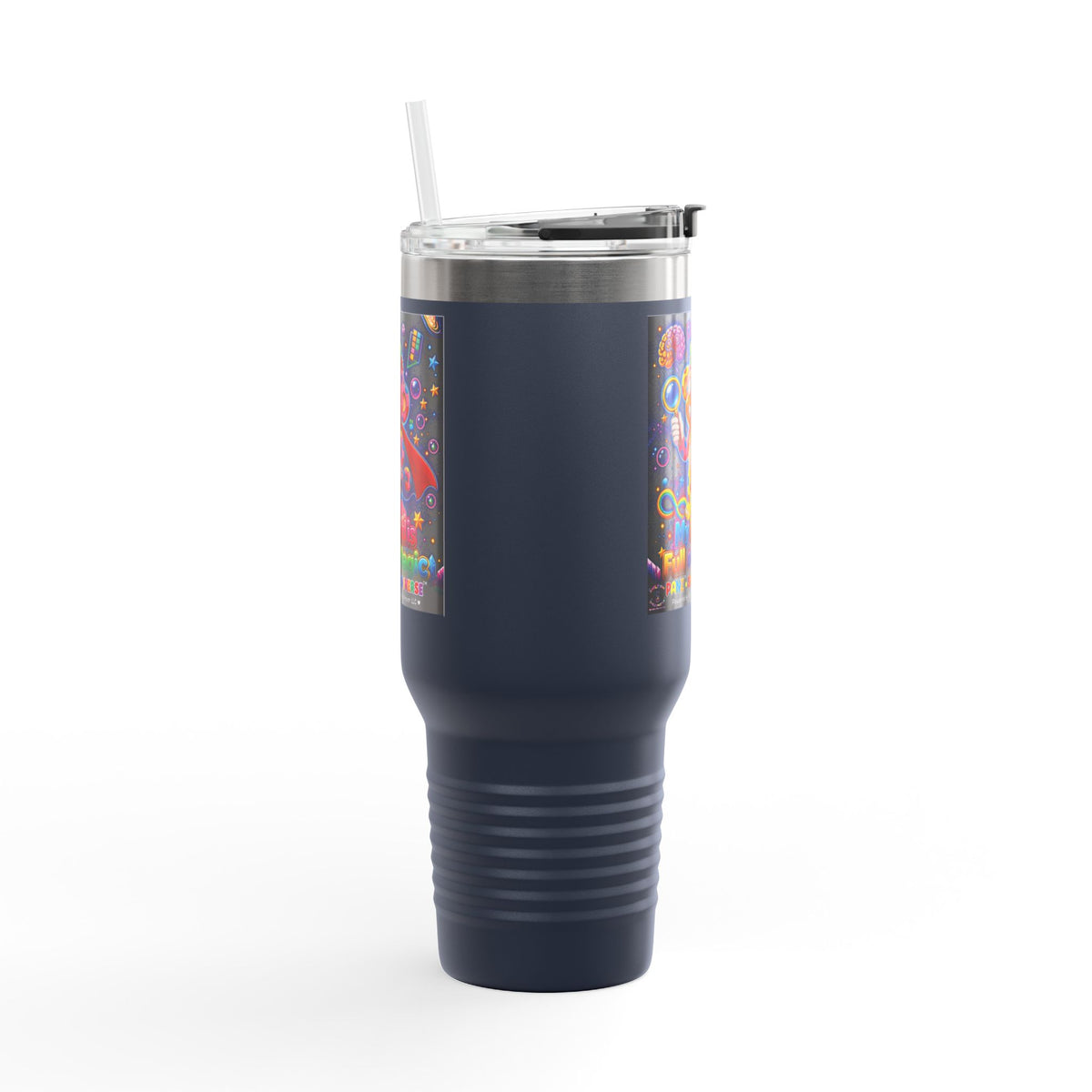 Panz™ 40oz Insulated Travel Mug – "My Mind is Full of Magic" Graphic | Smile Universe Collection