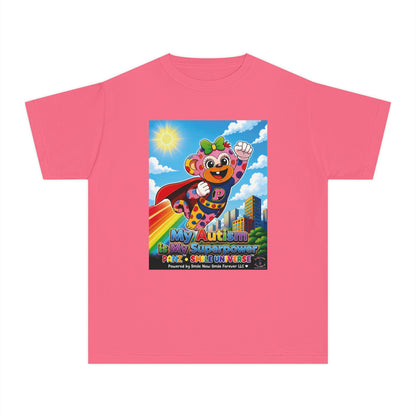 Panz™ Youth Midweight Tee – "My Autism is My Superpower" Graphic | Smile Universe Collection