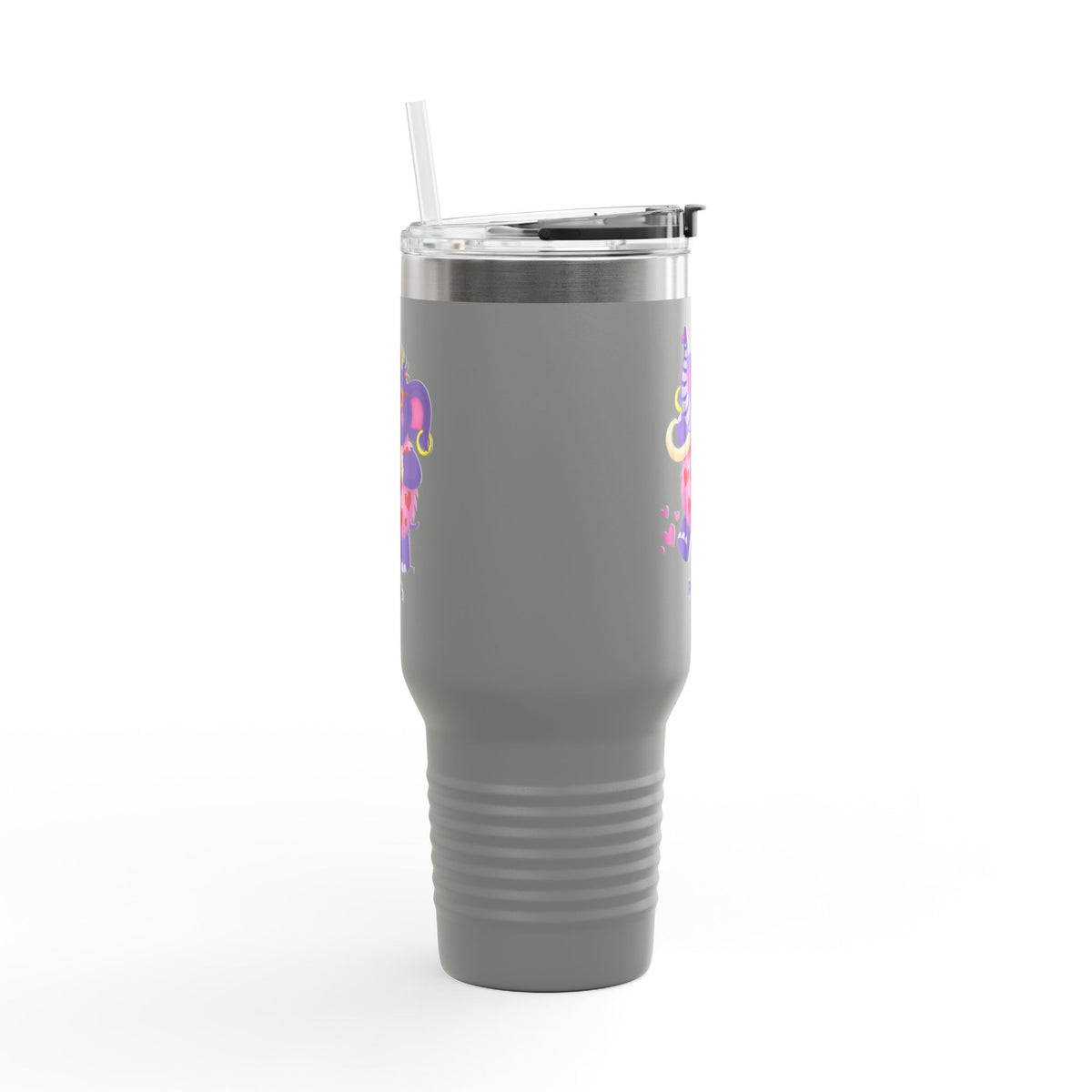 Piklez™ 40oz Insulated Travel Mug – "Full of Love!" Graphic | Smile Universe Collection