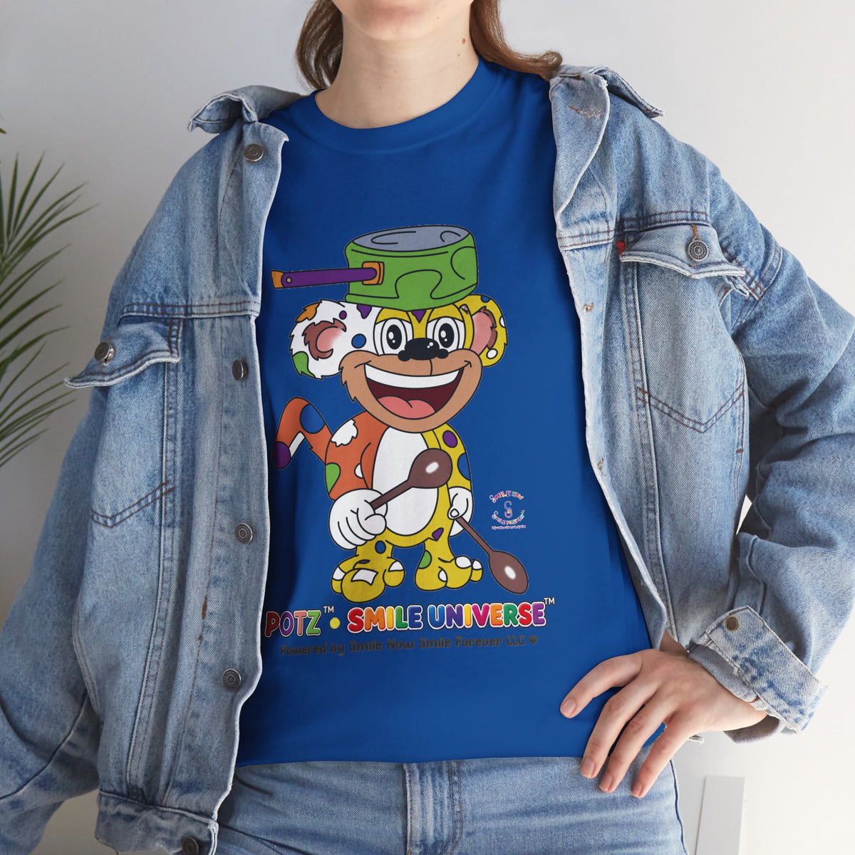 Potz™ Unisex Heavy Cotton™ Tee – Playful Graphic Tee | Smile Universe Collection