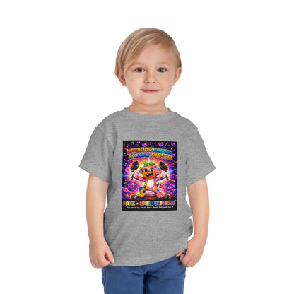 Panz™ Toddler Short Sleeve Tee – "Differently Amazing & Loudly Autistic!" Graphic | Smile Universe Collection