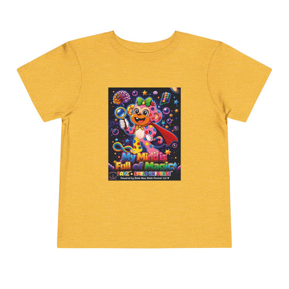 Panz™ Toddler Short Sleeve Tee – "My Mind is Full of Magic" Graphic | Smile Universe Collection
