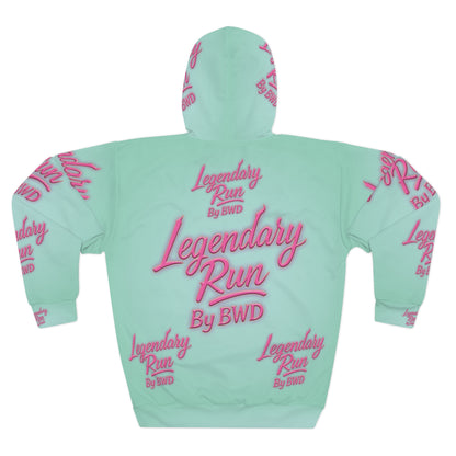 Legendary Run All-Over Print Hoodie — Pullover