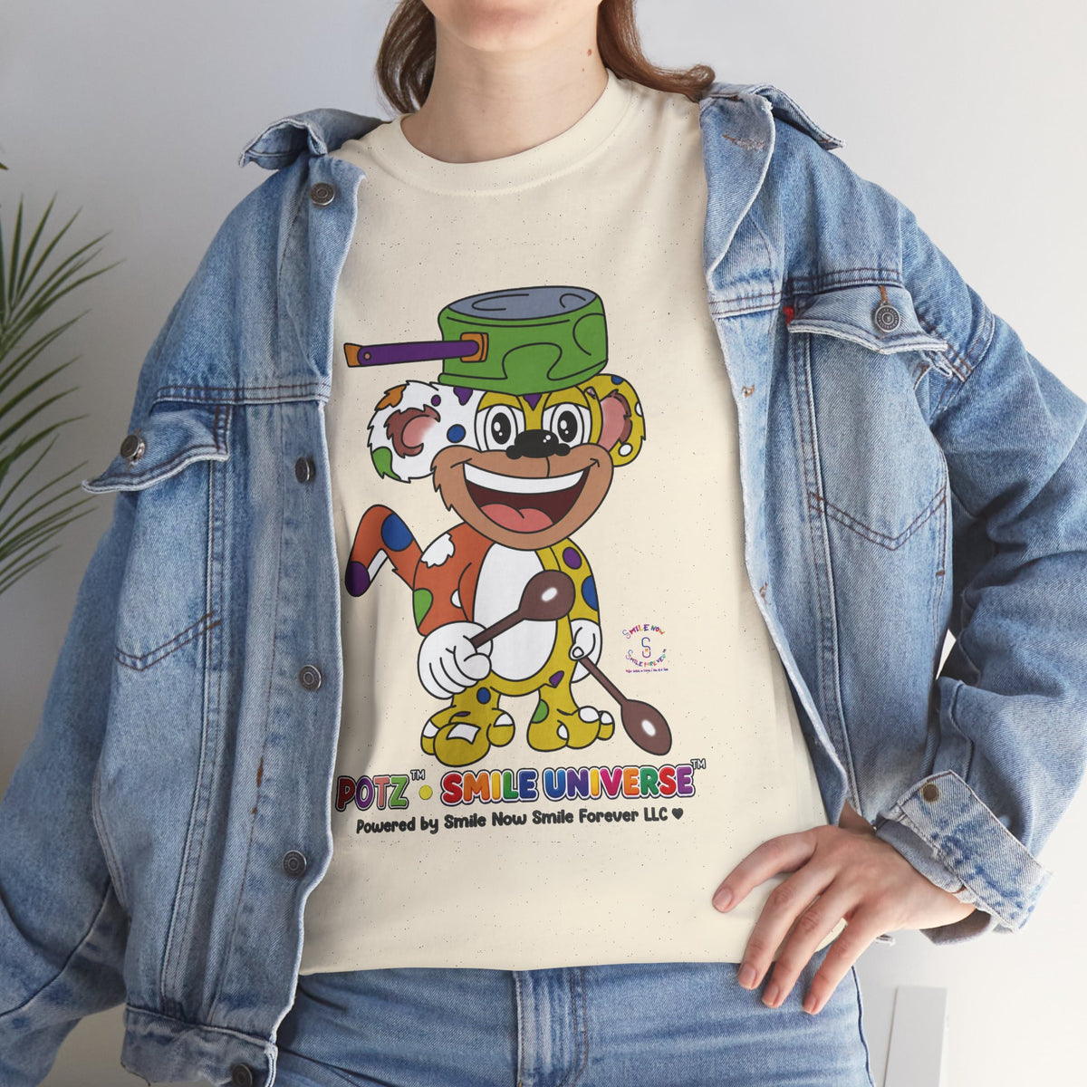 Potz™ Unisex Heavy Cotton™ Tee – Playful Graphic Tee | Smile Universe Collection