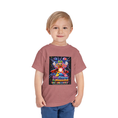 Panz™ Toddler Short Sleeve Tee – "My Energy is Powerful" Graphic Tee | Smile Universe Collection