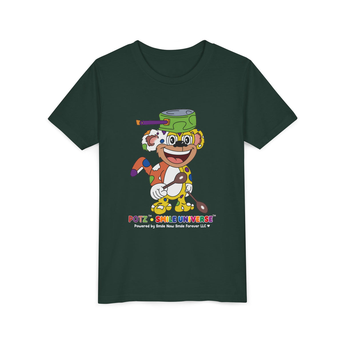 Potz™ Youth Short Sleeve Tee – Playful Graphic Tee | Smile Universe Collection