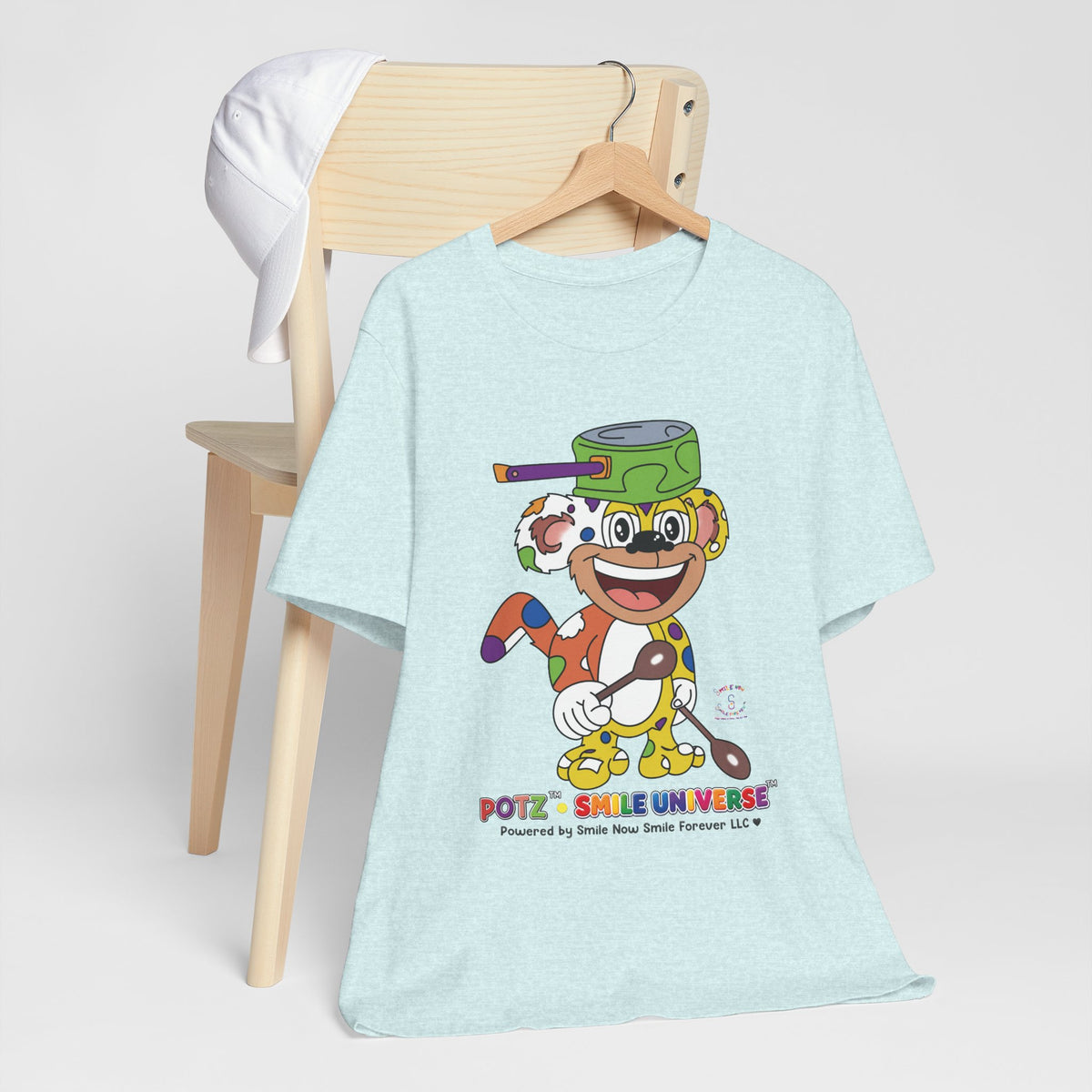 Potz™ Unisex Jersey Short Sleeve Tee – Playful Graphic Tee | Smile Universe Collection