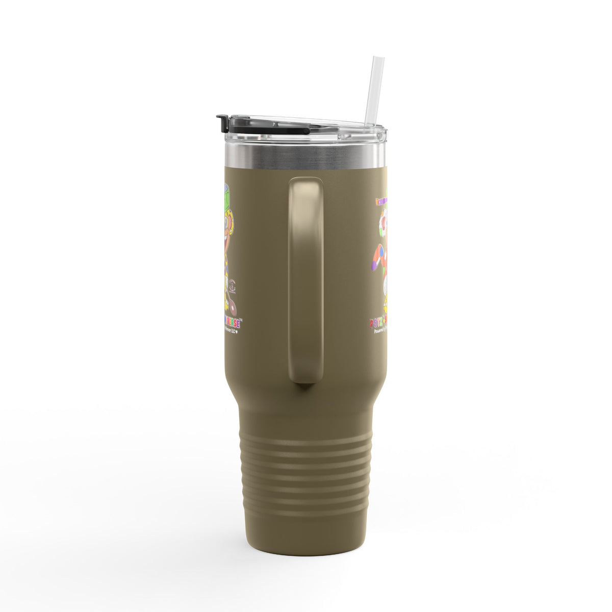 Potz™ Insulated Travel Mug 40oz – Playful Graphic Tumbler | Smile Universe Collection